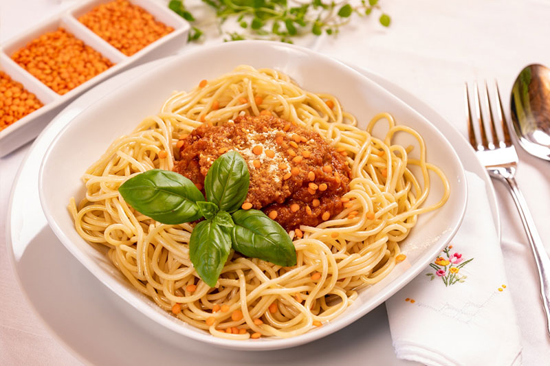 Spaghetti Linsonese von Vegananda