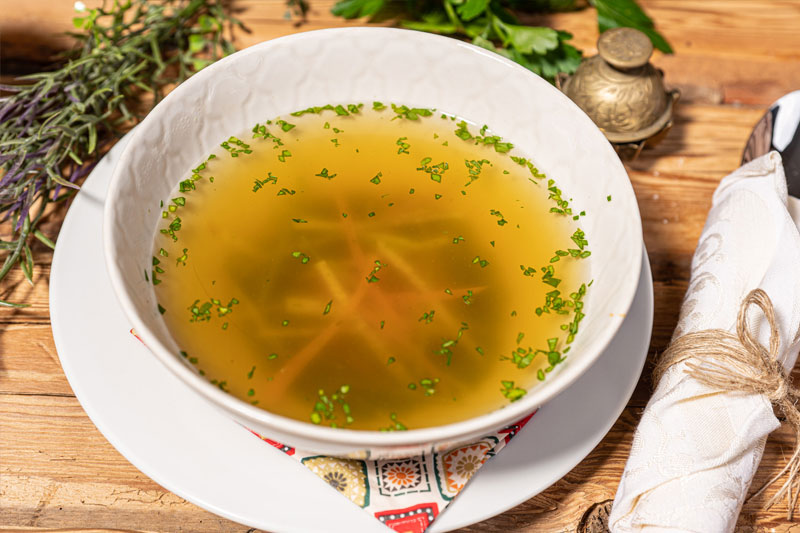 Vegane Klare Suppe - VeFROST von Vegananda